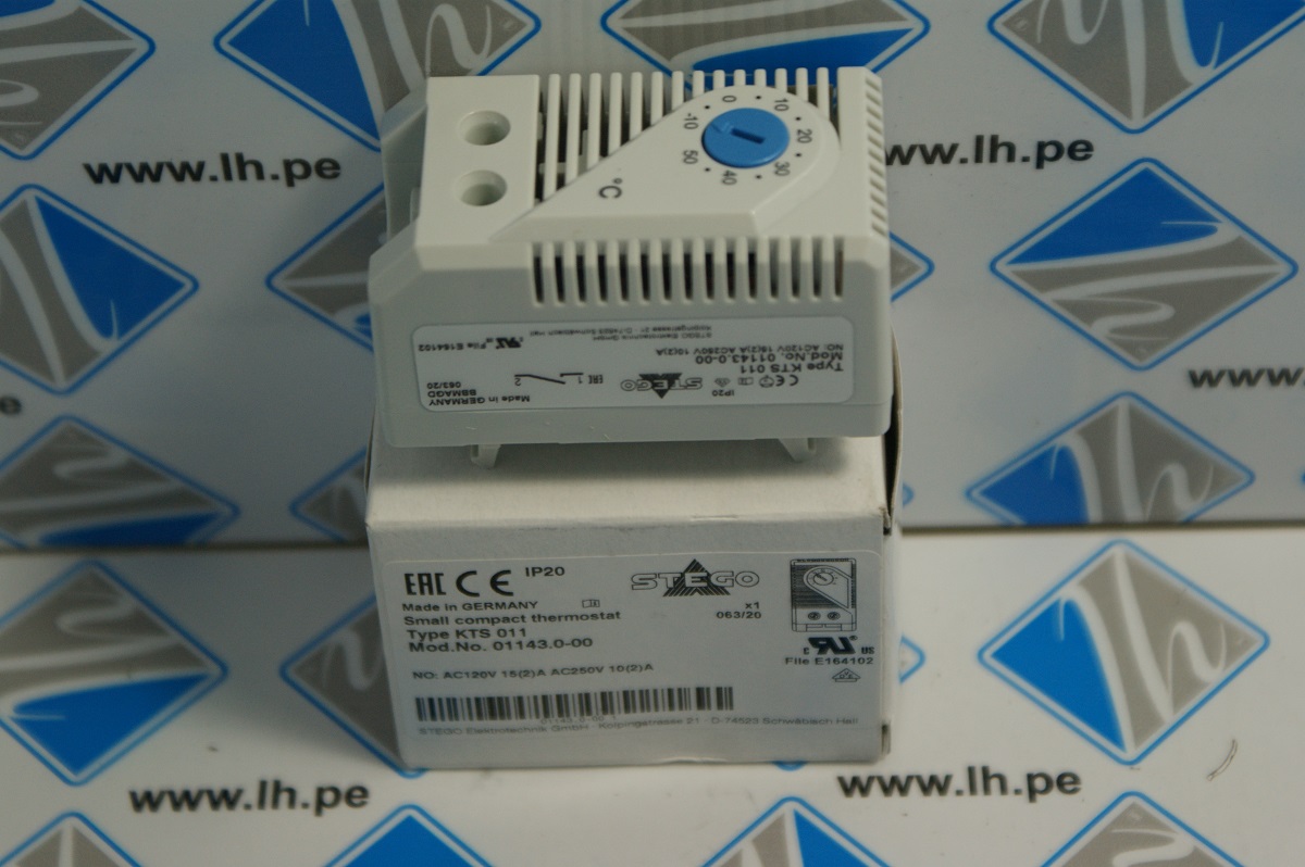 KTS011/50 01143.0-00          Sensor termostato, configuración NA, 10A, 250VCA, Temp -45÷80°C, 100000 ciclos